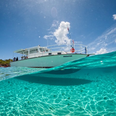 a large pool of water